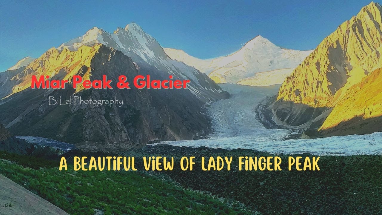 Miar Peak & Glacier Arial View  || Lady Finger & Ultar Sar