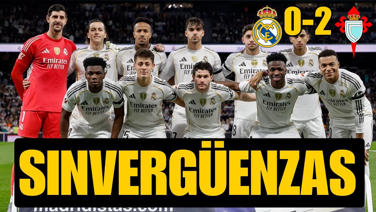 REAL MADRID 0-2 CELTA: PANDA DE SINVERG&Uuml;ENZAS