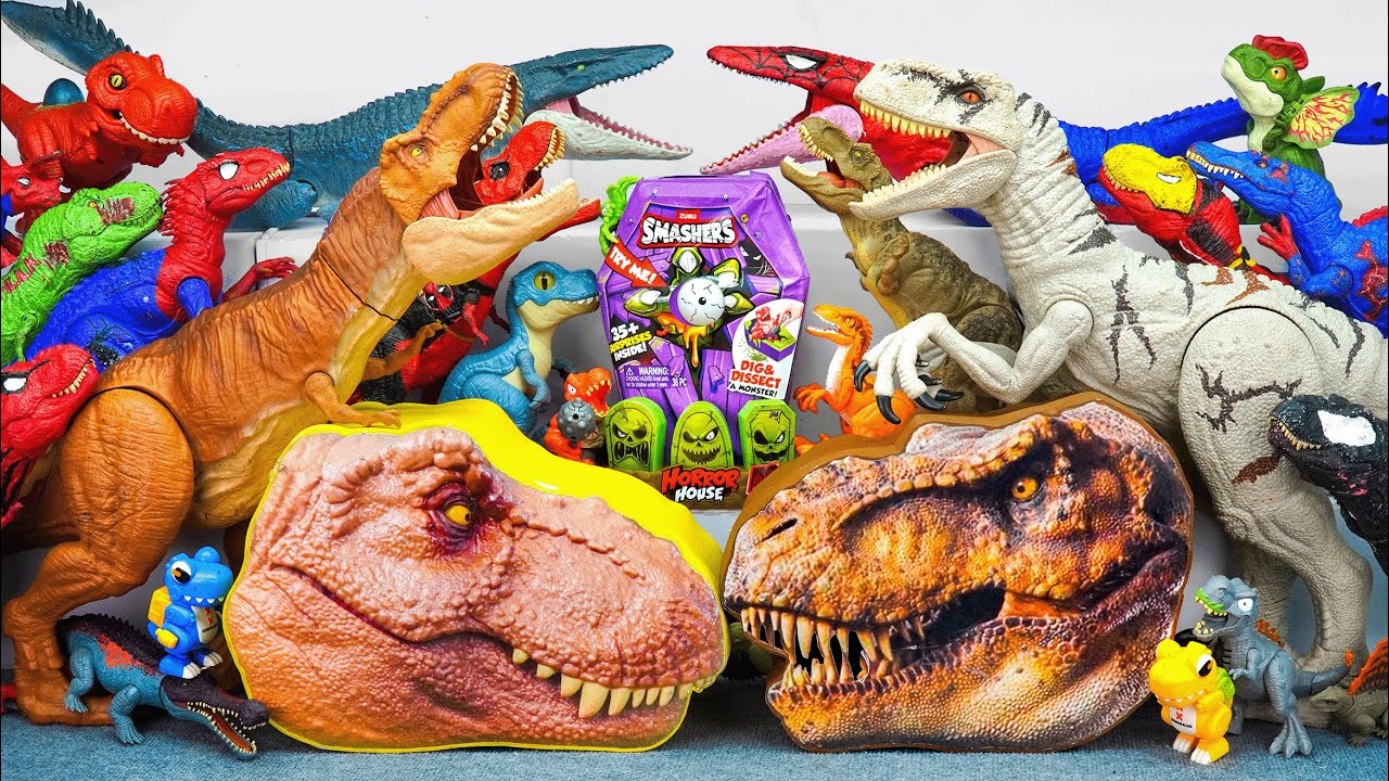 63 Minutes Satisfying with Unboxing Jurassic World Dinosaur Toy Collection ASMR | Review Toys