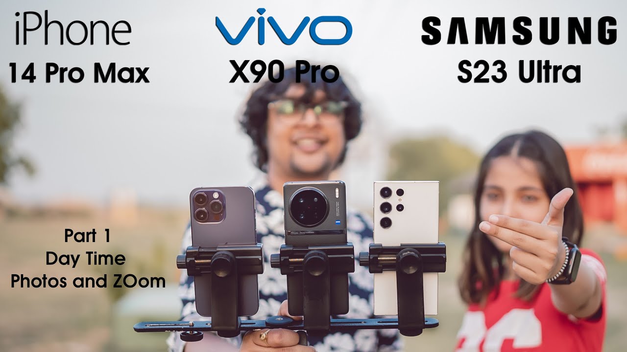 Vivo X90 Pro vs Samsung S23 Ultra vs iPhone 14 Pro MAX | Day Time Photos Comparison | Part 1