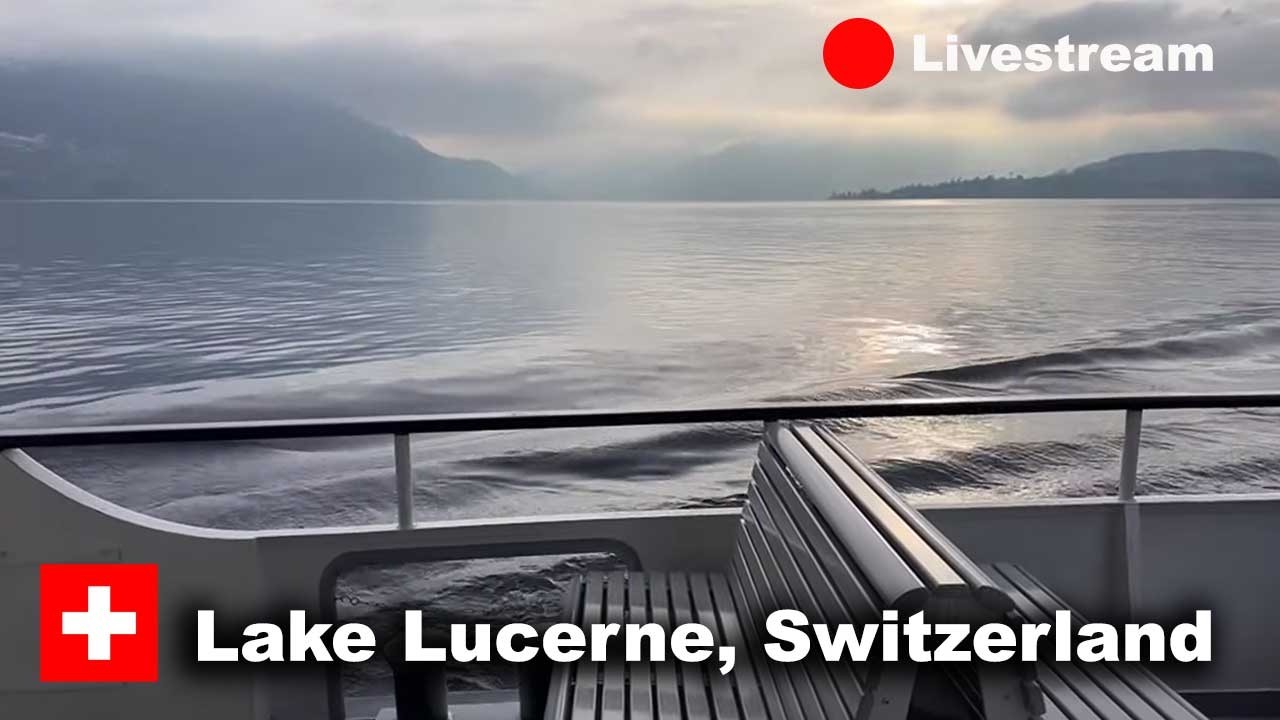 Live Boat Trip on Lake Lucerne – Scenic Cruise from Lucerne to Beckenried (Livestream)
