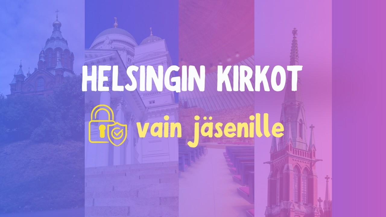 4 + 1 kirkkoa Helsingissä!