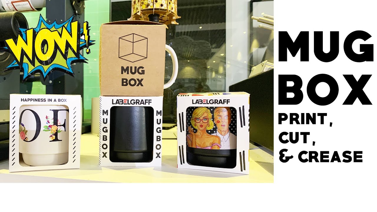 Print, Cut and Crease Mug Box Making