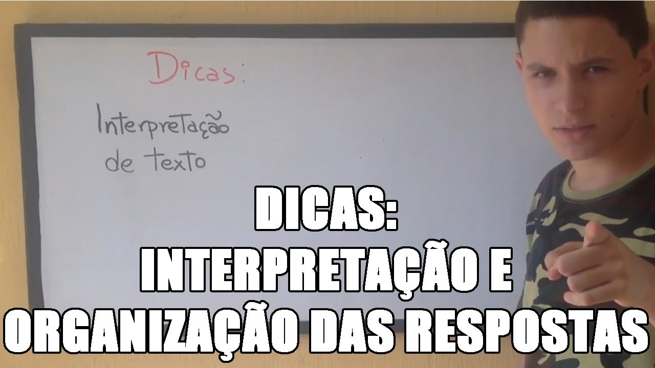 DICAS ETEC: Interpretação de texto e resolução das questões