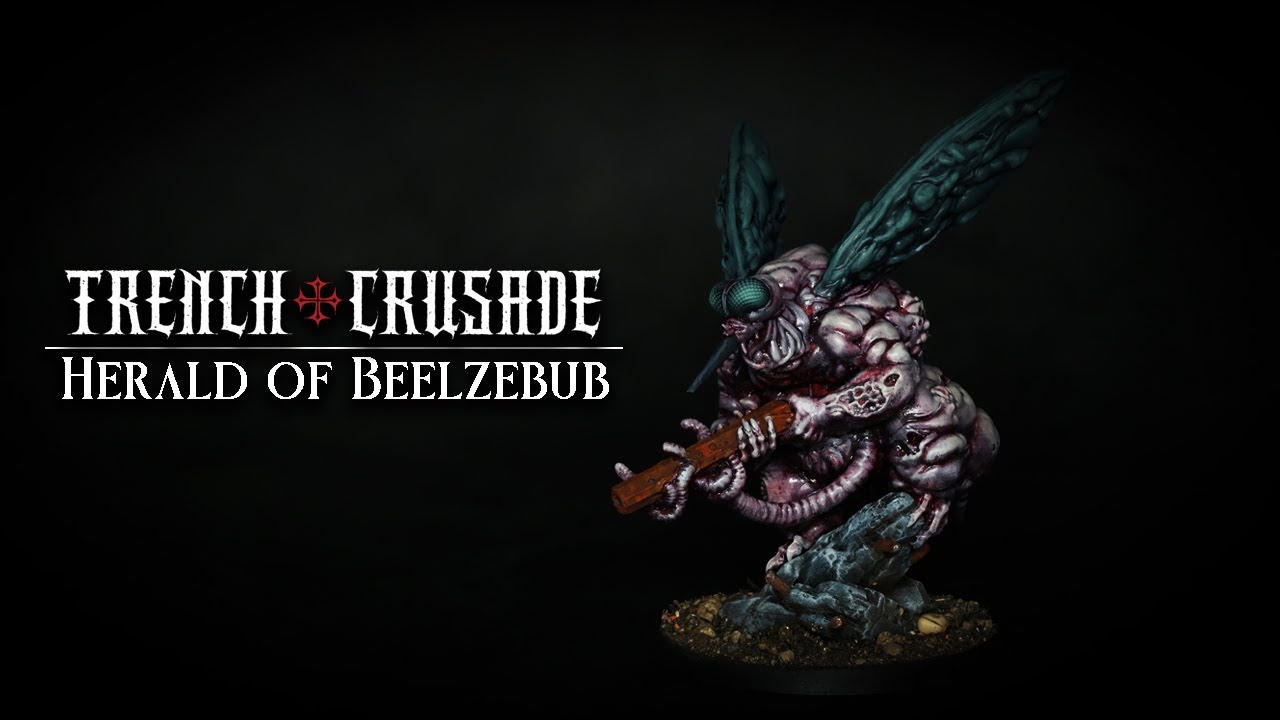 Как покрасить Trench Crusade Black Grail Herald Of Beelzebub