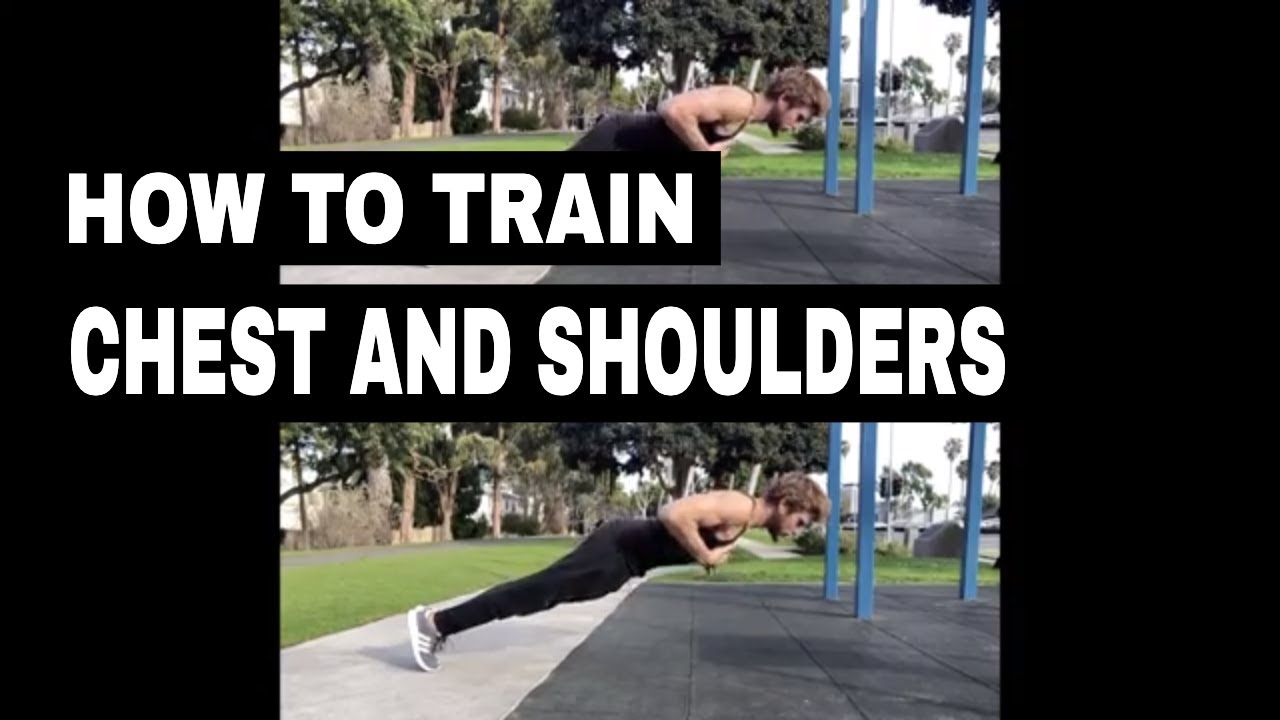 How To Workout Chest And Shoulders With Bodyweight: Calisthenics Explosive Chest Clap Push ups