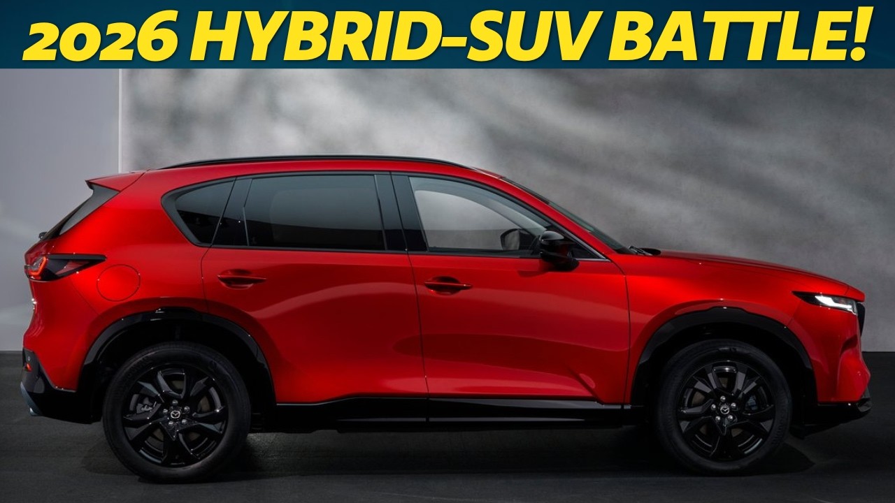 DAS ist der beste Hybrid-SUV 2026! Toyota RAV4 vs. Mazda CX-5 vs. Honda CR-V vs. Kia Sportage