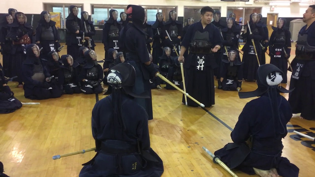 Nishimura sensei's seminar @gsk Timing-3 men when opponent move back