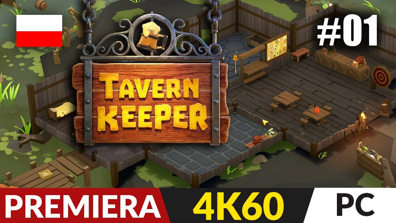 Tavern Keeper PL 🍻 #1 (odc.1) 🏚️ Gra tw&oacute;rc&oacute;w Game Dev Tycoon | Gameplay po polsku 4K