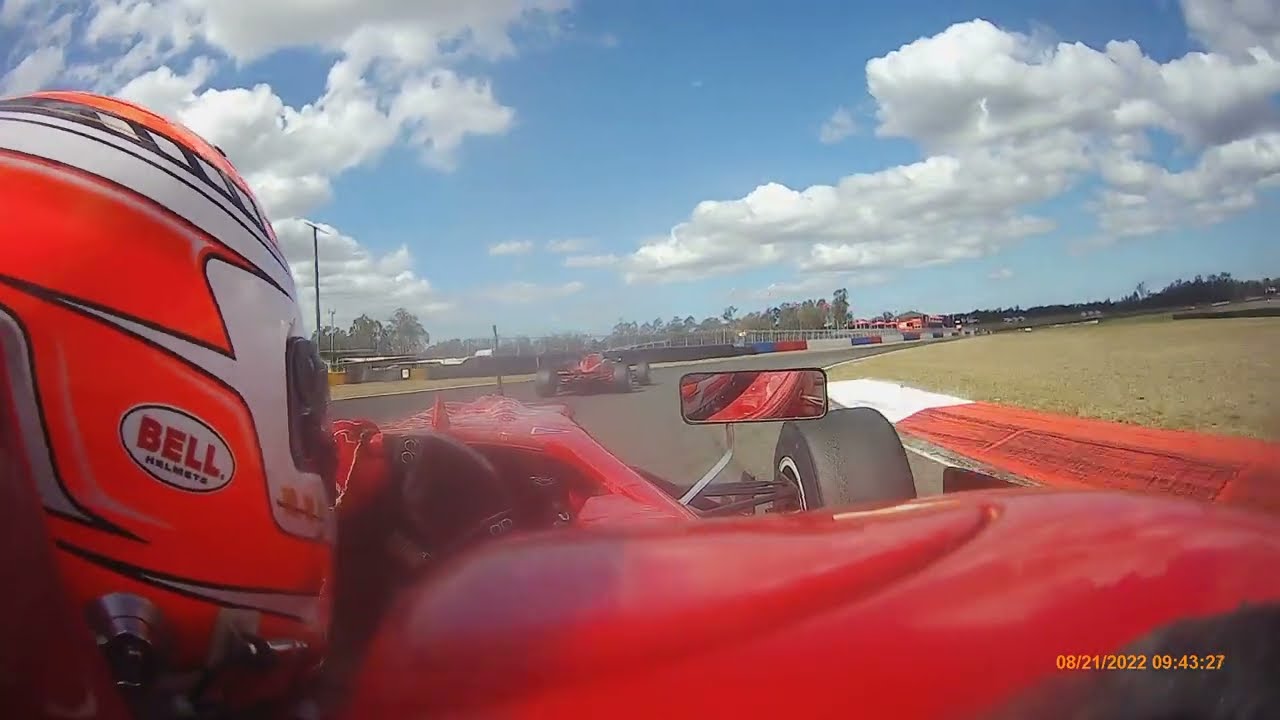 Formula 3 driven by Noah Sands at Queensland Raceway, proudly supported by KCK Lubricants
