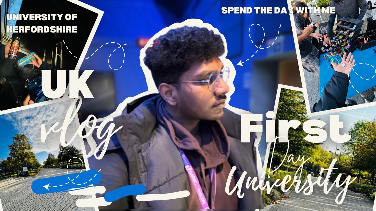 My First Day at the University of Hertfordshire 🇬🇧 | Freshers Vlog 2025