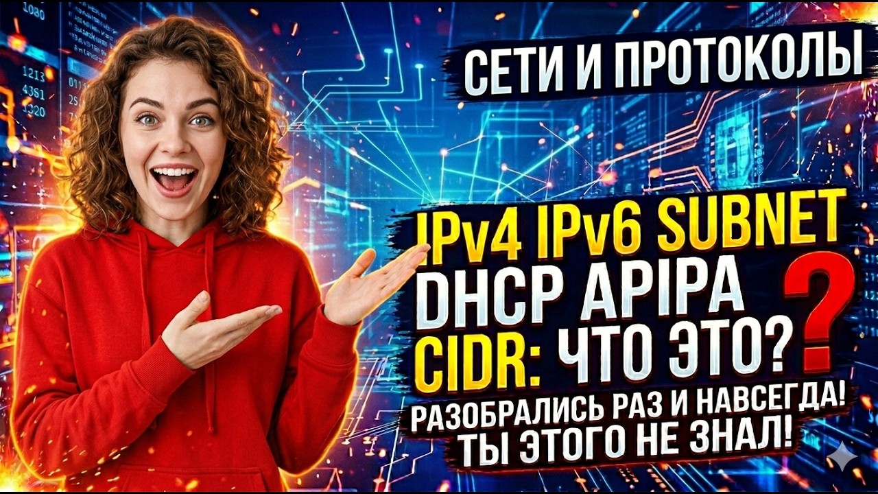 Компьютерные Сети: IPv4, IPv6, Subnet, DHCP, APIPA, CIDR - ЧТО ЭТО? Знания для Интервью