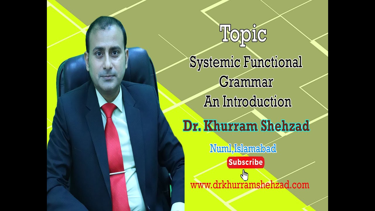 Halliday's Systemic Functional Grammar (SFG) -- An Introduction
