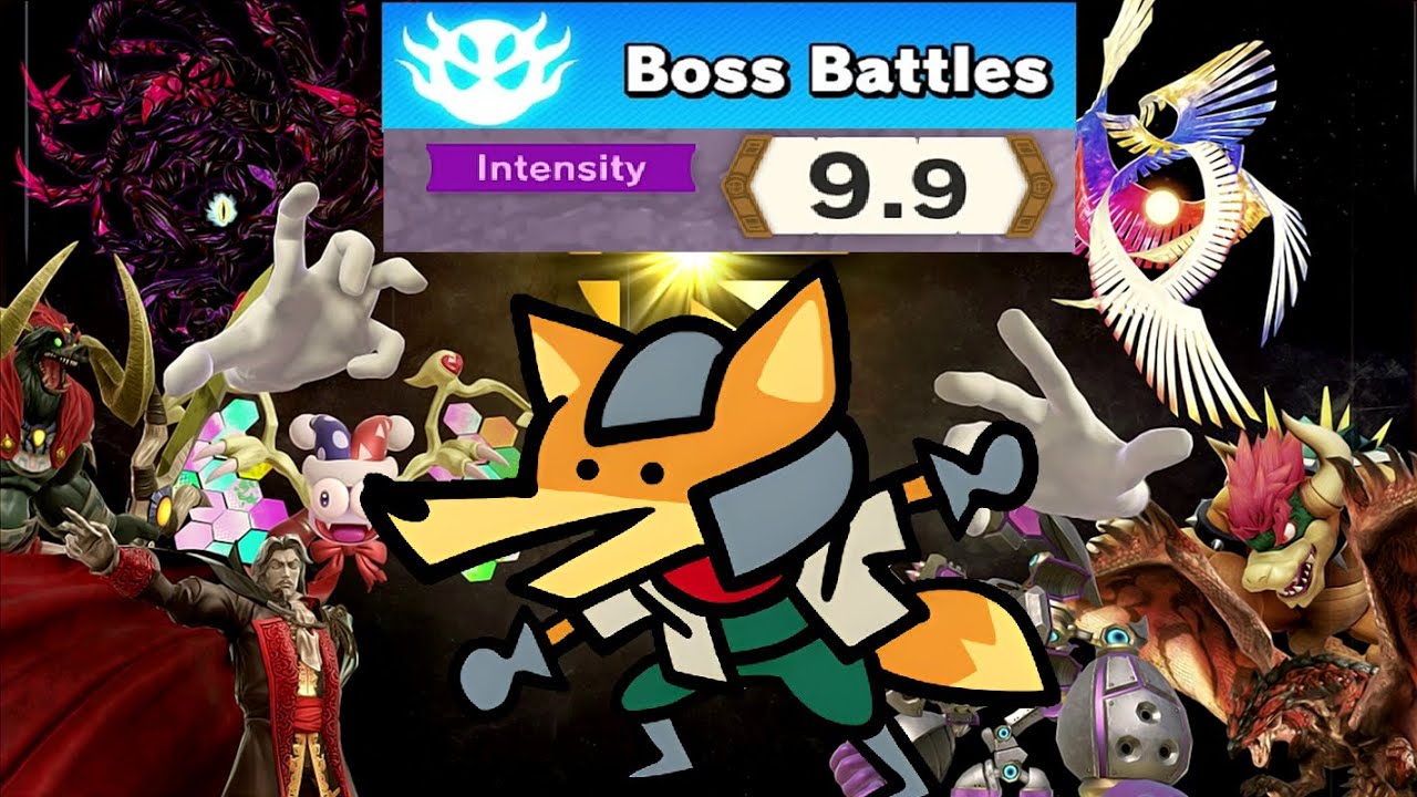 Super Smash Bros. Ultimate - Boss Battles with Fox (All Stages 9.9)