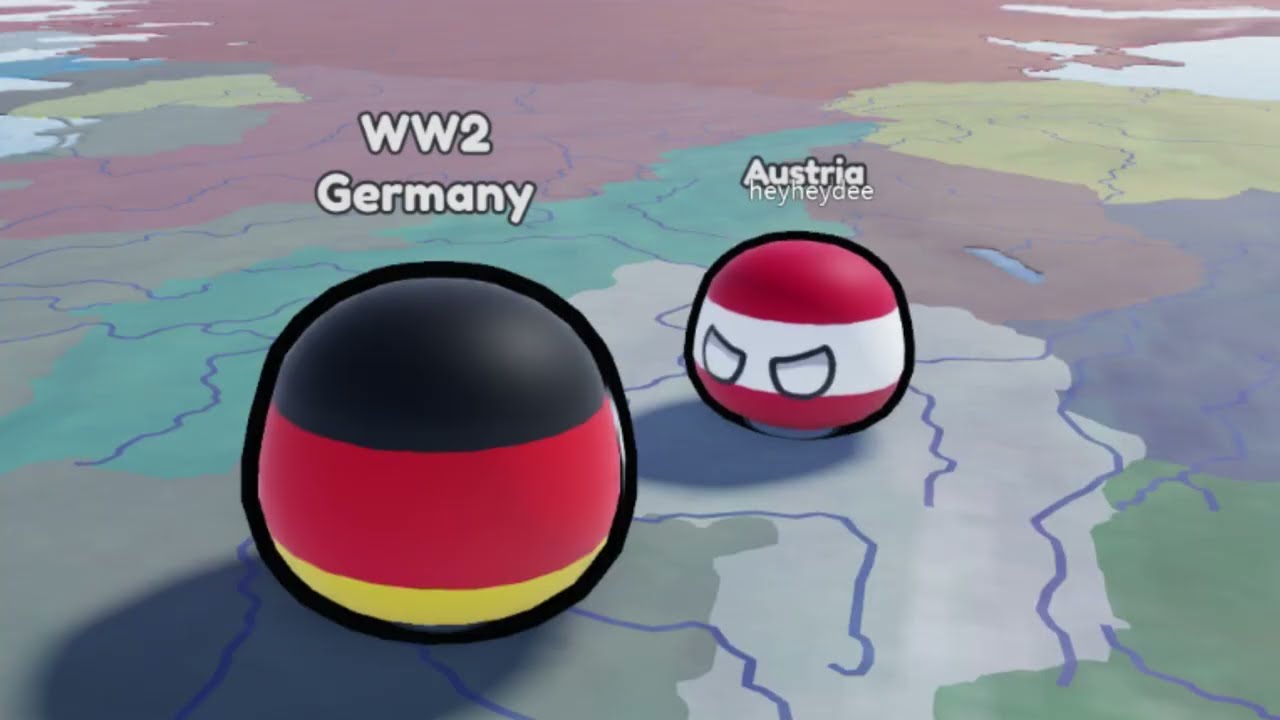 Roblox Countryball World: The Anschluss of Austria 1938