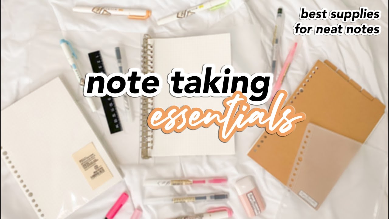 must-have college note taking essentials