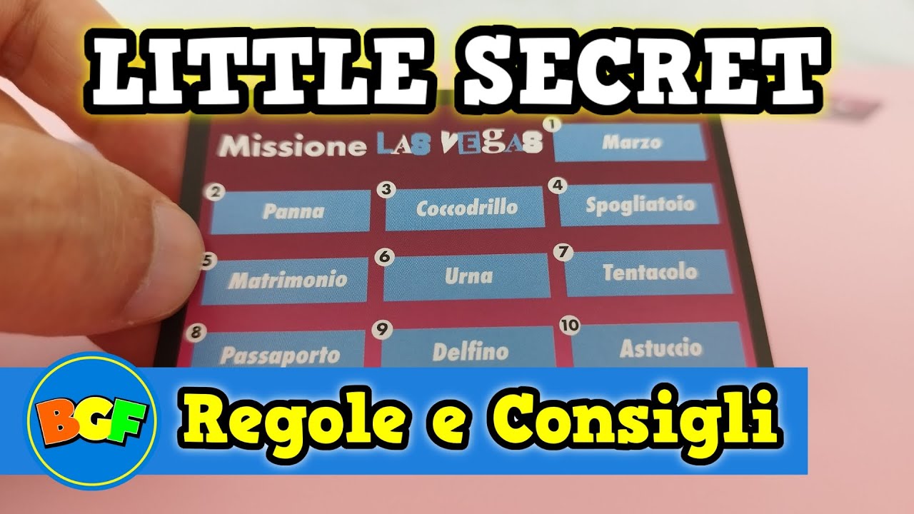 LITTLE SECRET | Gioco a Squadre d'Identità Segrete | Tutorial 148 Come si gioca
