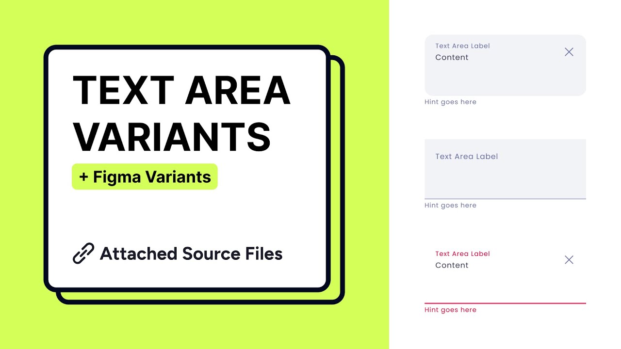 Creating Responsive Text Area Fields in Figma: Auto Layout, Variants - A Step-by-Step Guide