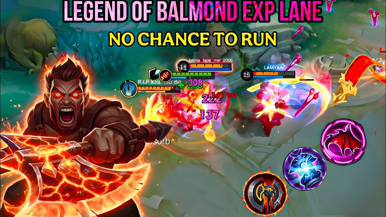BALMOND EXP LANE MONSTER 😤 ENEMY TEAM SHOCKED ! BUILD TOP 1 GLOBAL BALMOND