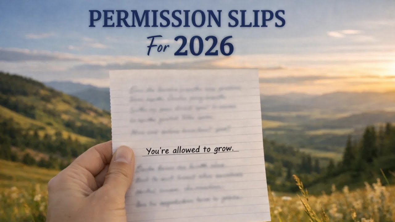 Permission Slips for 2026 | Give Yourself Permission to Grow | Daily Motivation Spark