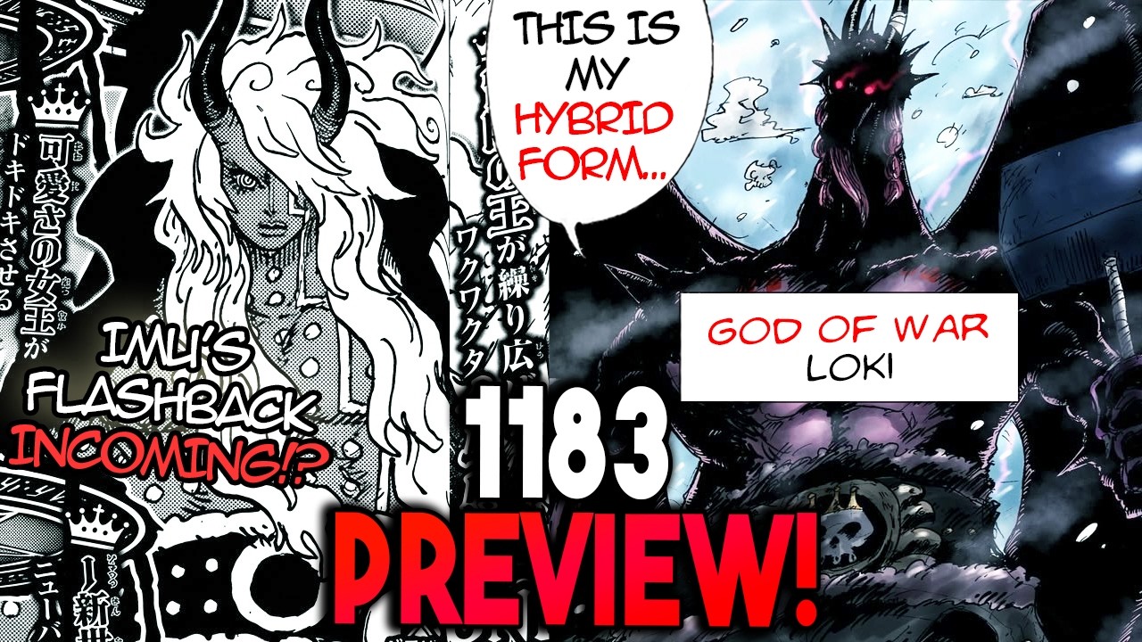 LUFFY & LOKI VS IMU FINALE!! | ONE PIECE CHAPTER 1183 PREVIEW / SPOILERS (OP 1183)