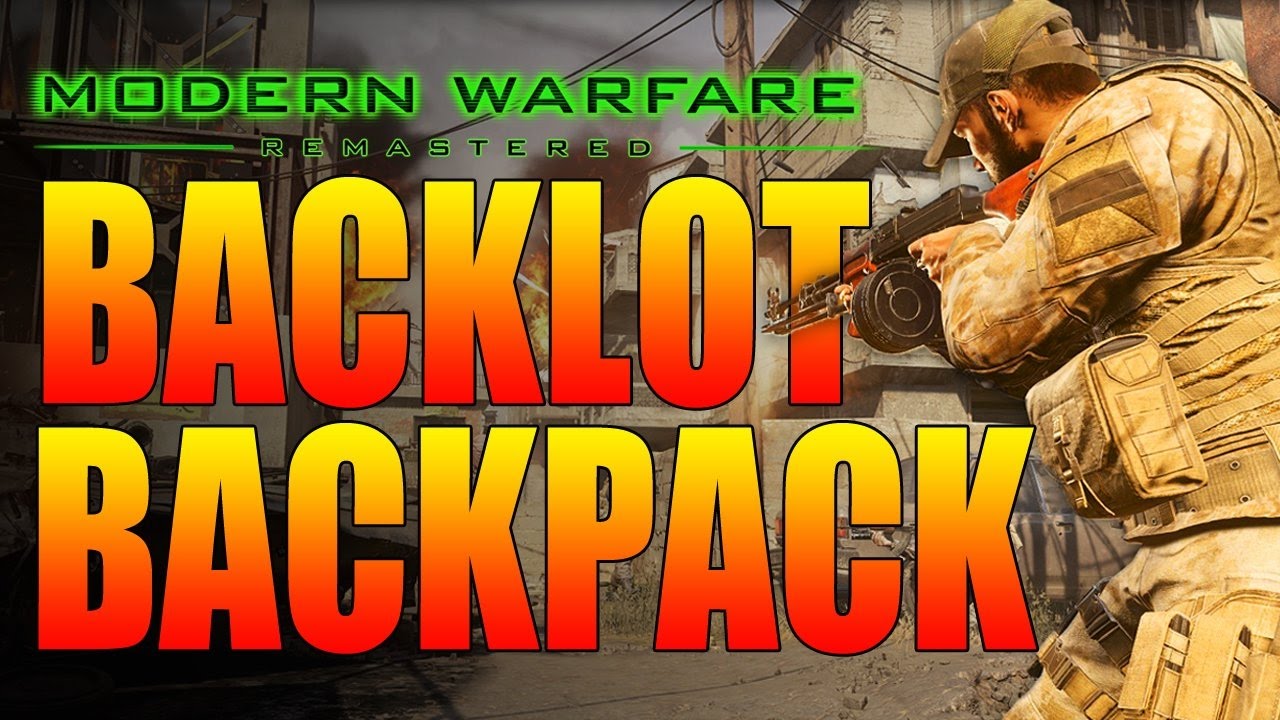 Call Of Duty Modern Warfare Remastered — С рюкзаком на съёмочной площадке! (Игровой процесс COD4 ...