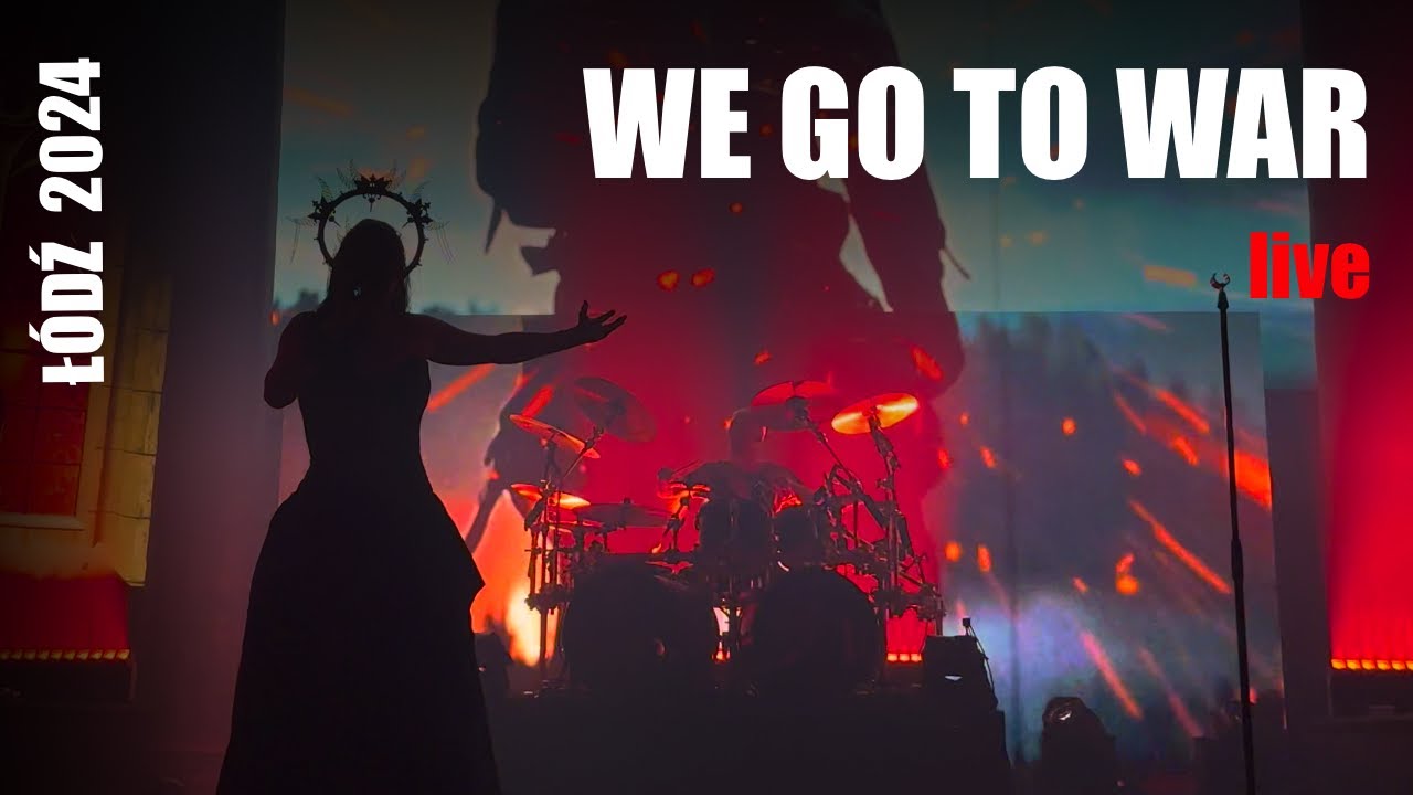 Within Temptation - We Go to War 4K opening. Live from Lodz, Poland 2024