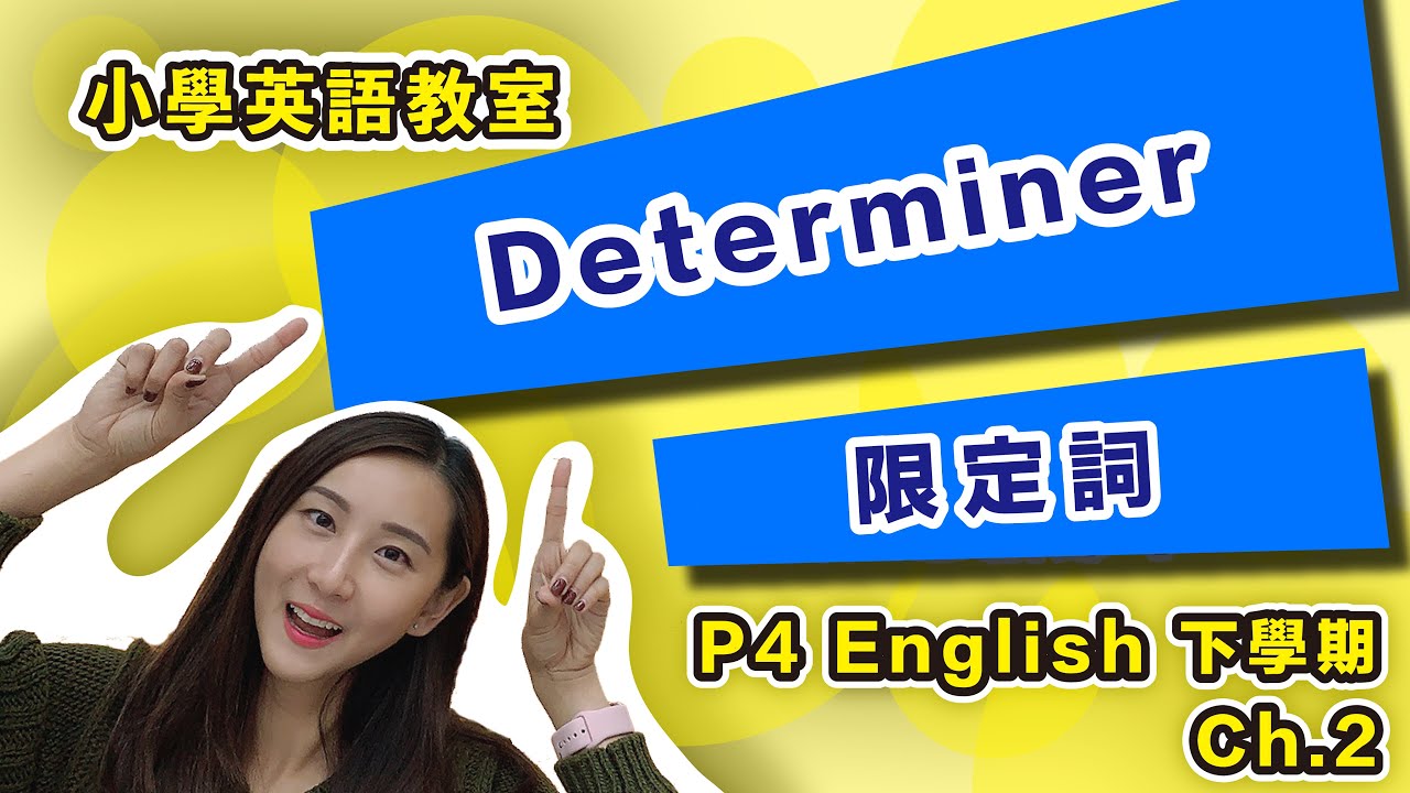 P4 ｜ 15分鐘學會 ｜Determiner 限定詞 - P4B 英文 Ch.2 (Grammar) #primary4 #english #tutorial