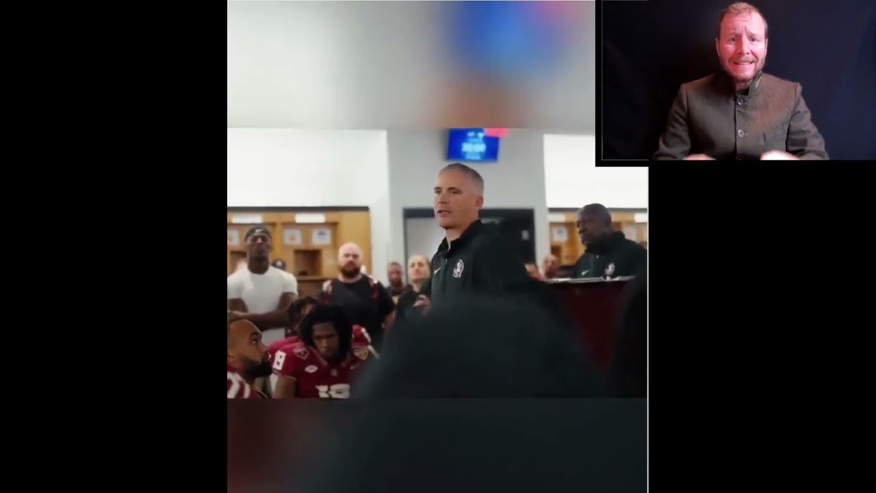 Coach Norvell Pep Talk in ASL following Orange Bowl Loss