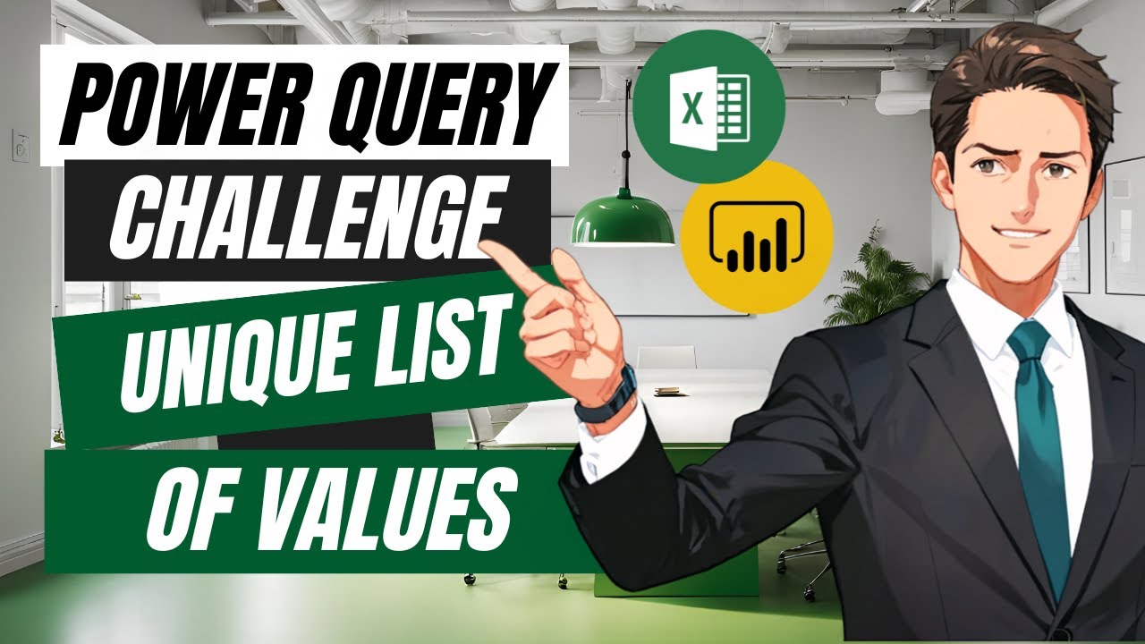 Get a List of Unique Values Like a Pro! - Power Query Challenge 65