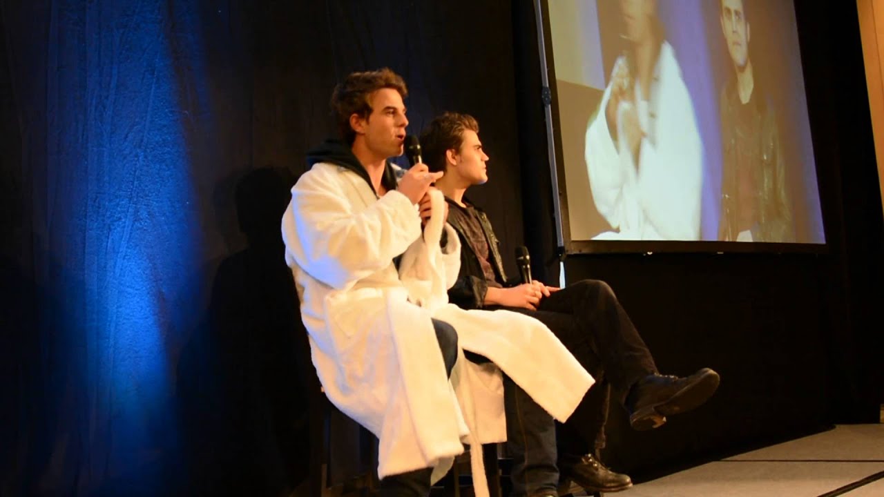 Convention TVD Bloody night con 3 Bruxelles 12/05/13 Nathaniel Buzolic et Paul Wesley partie 1