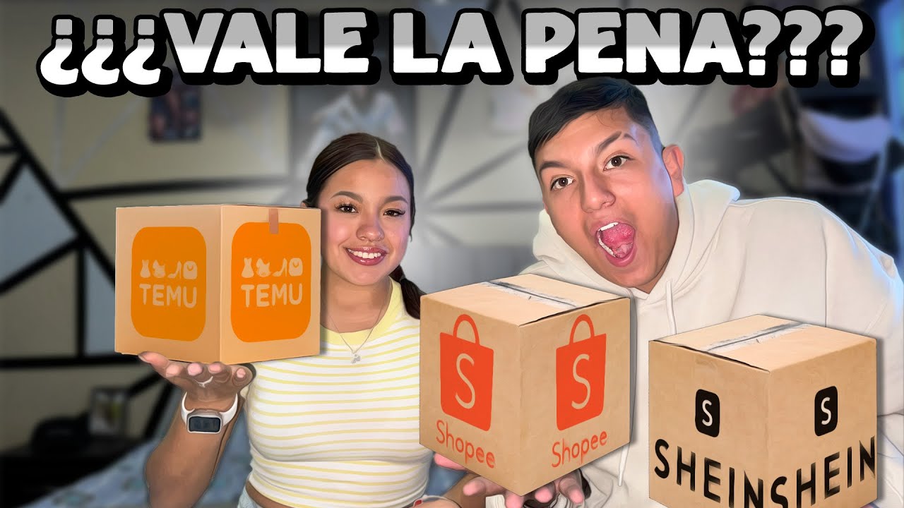 COMPRAMOS en SHEIN, SHOPEE Y TEMU | ¿Cual es MEJOR?
