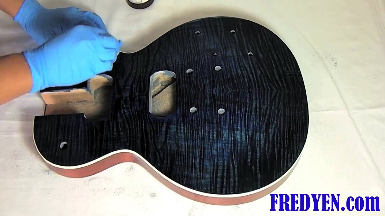 DIY Les Paul Guitar Kit (Part 3: Applying Oil Finish)