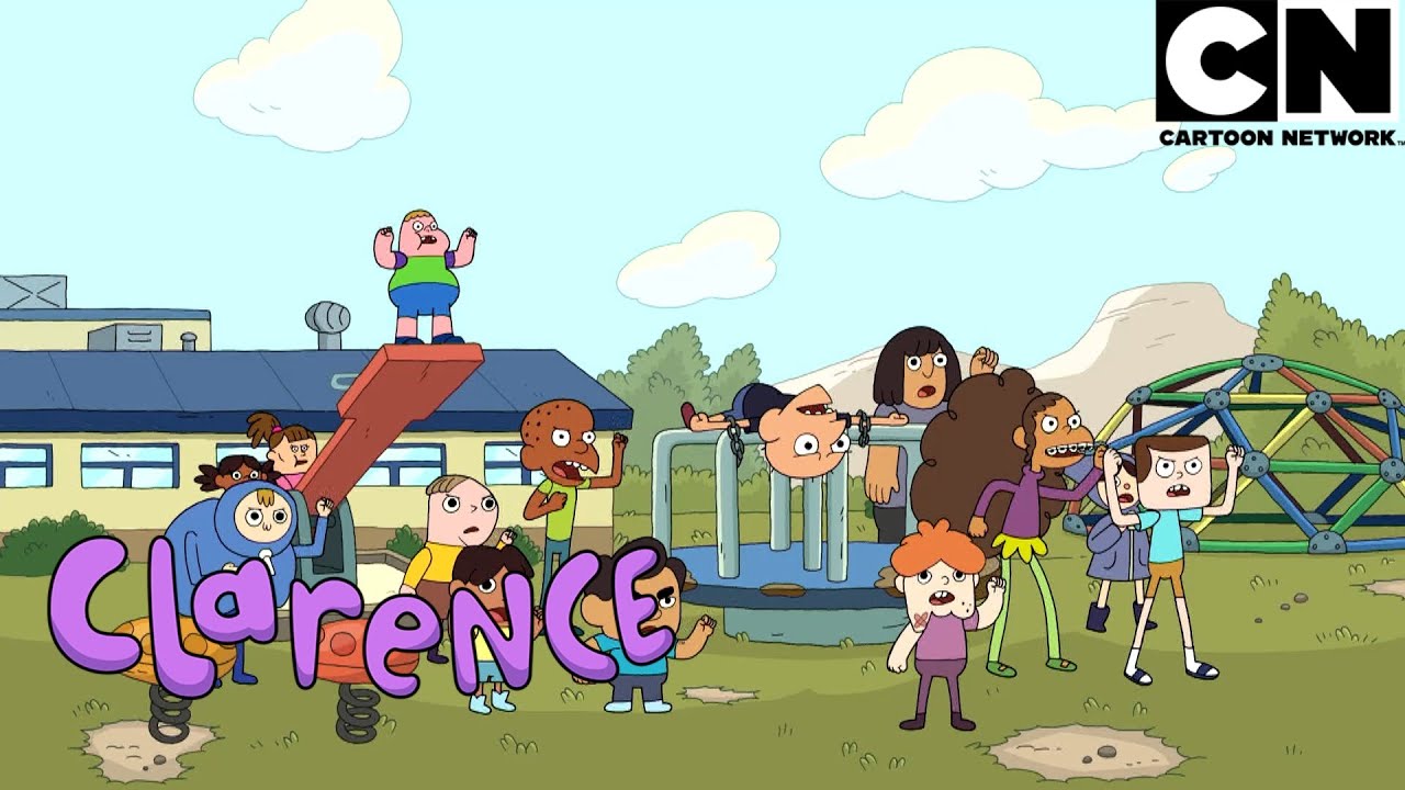 Una protesta para que no se lleven el patio de la escuela | Clarence LA | Cartoon Network