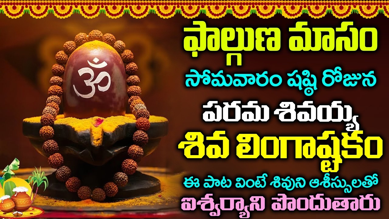 సోమవారం లింగాష్టకం వింటే మహాశివుని చూపు మీ పై పడి పట్టిందల్లా బంగారమే - Shiva Lingashtakam