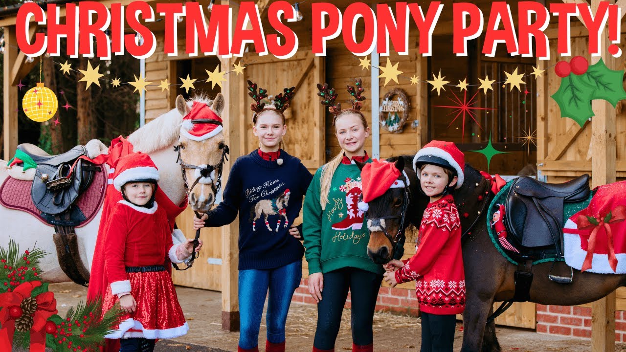 CHRISTMAS PONY PARTY!