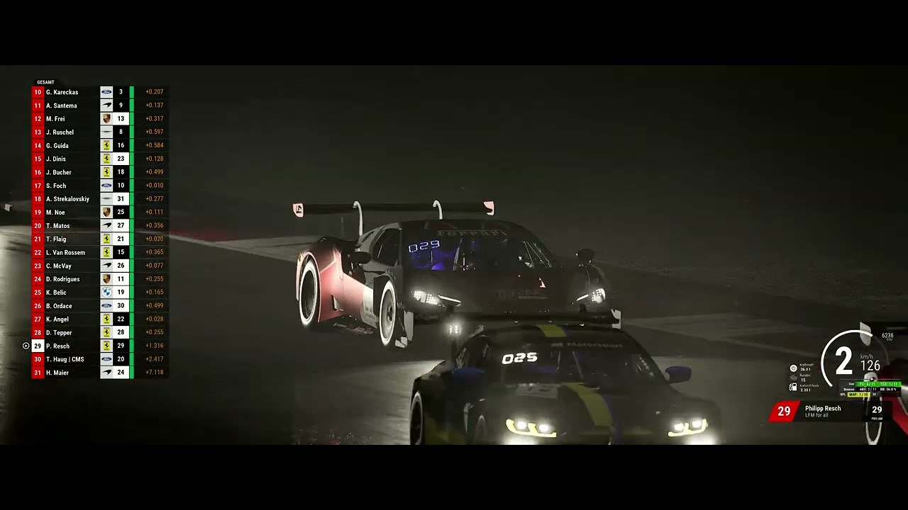 ACC S19 LFM Pro Series Race1 RBR 20min mixed View 14.08.2025