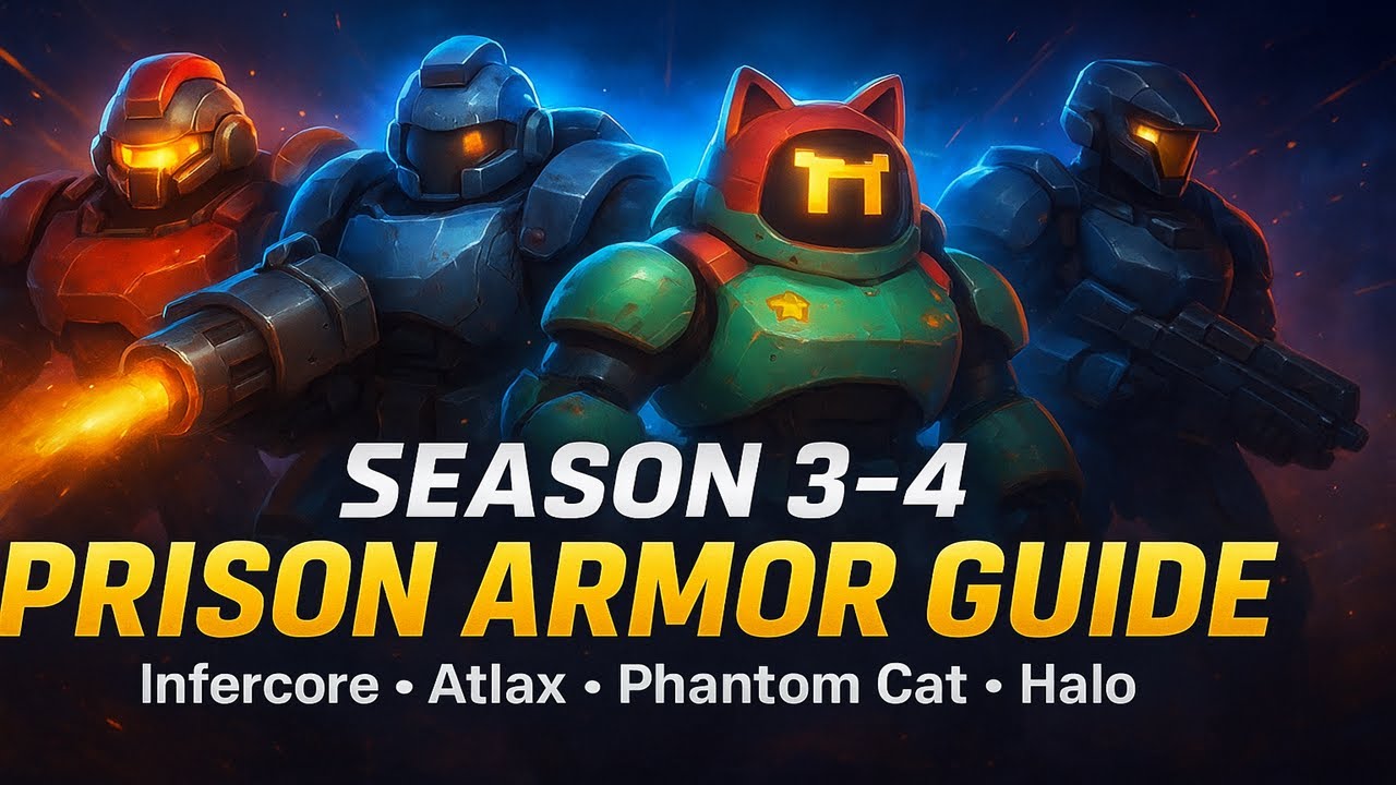 ЛУЧШИЙ гайд по тюремной броне для Lands of Jail (S3 и S4) – Phantom Cat, Halo, Infercore, Atlax с...