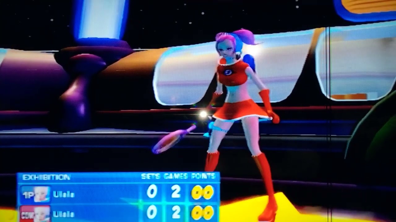 SEGA SUPERSTARS™ TENNIS PLAYSTATION 2 SPACE CHANNEL 5 ULALA VS ULALA