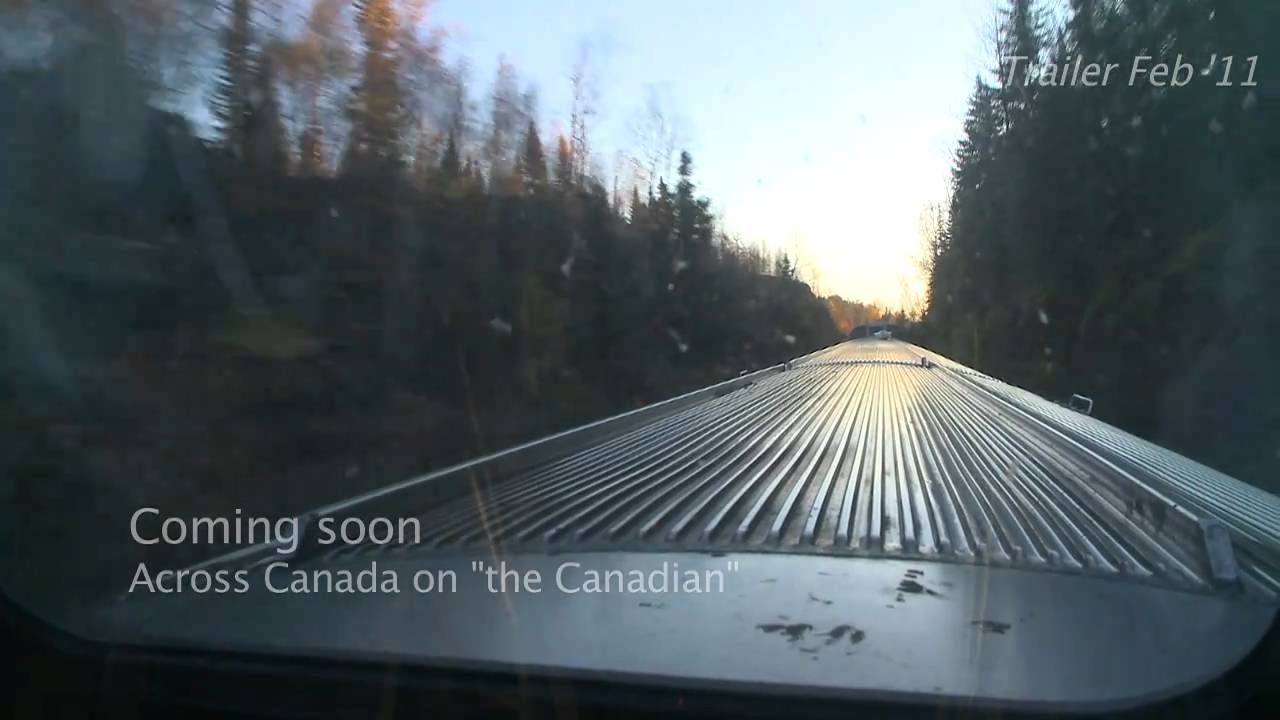 trailer - The Canadian, passenger train across canada