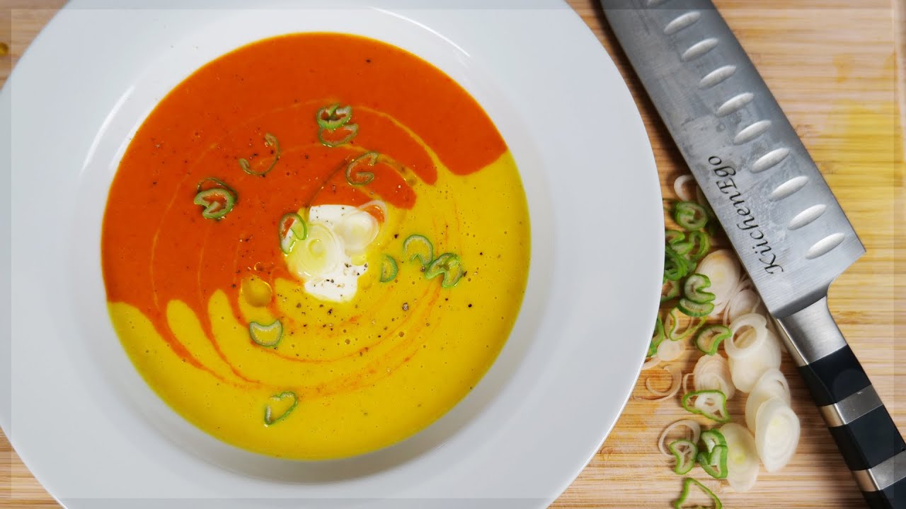 Paprikacremesuppe leicht gemacht // 1 Jahr YouTube für mich