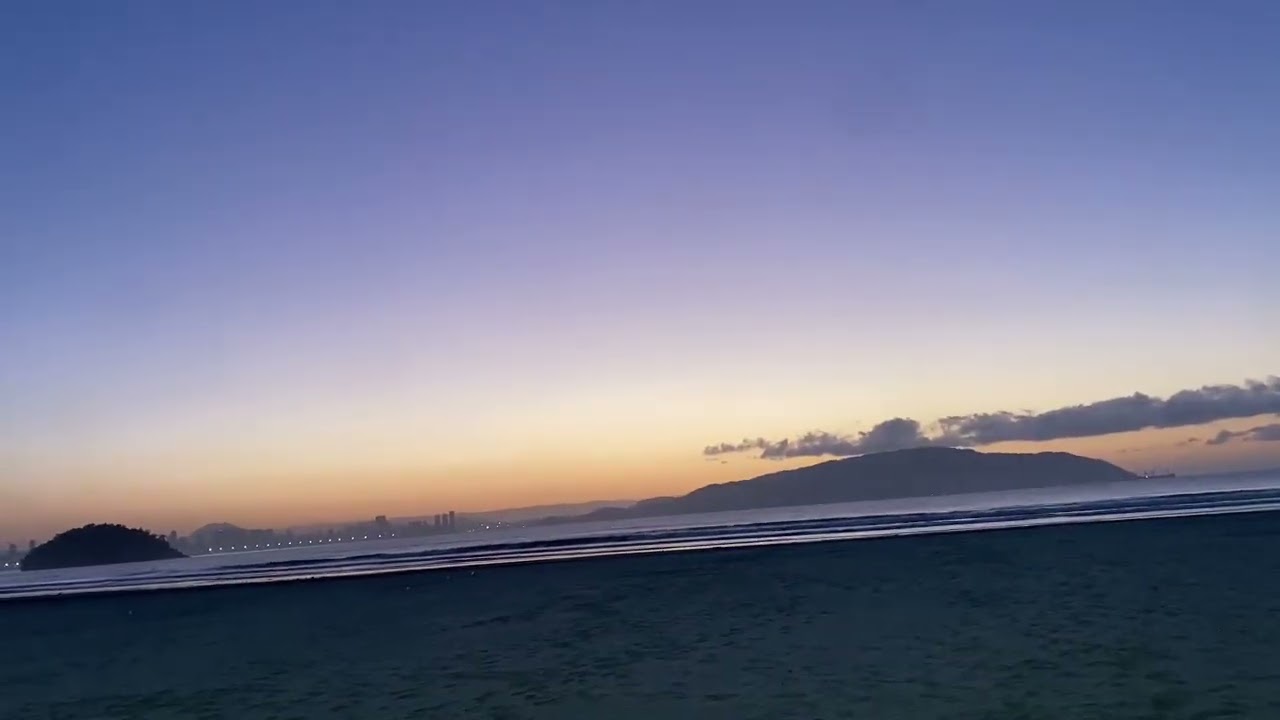 Amanhecendo aqui no paraíso.
