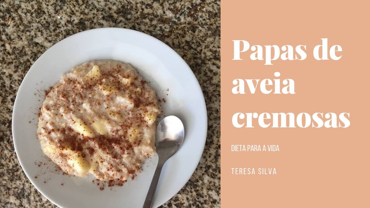 Papas de aveia cremosas - Receita #1