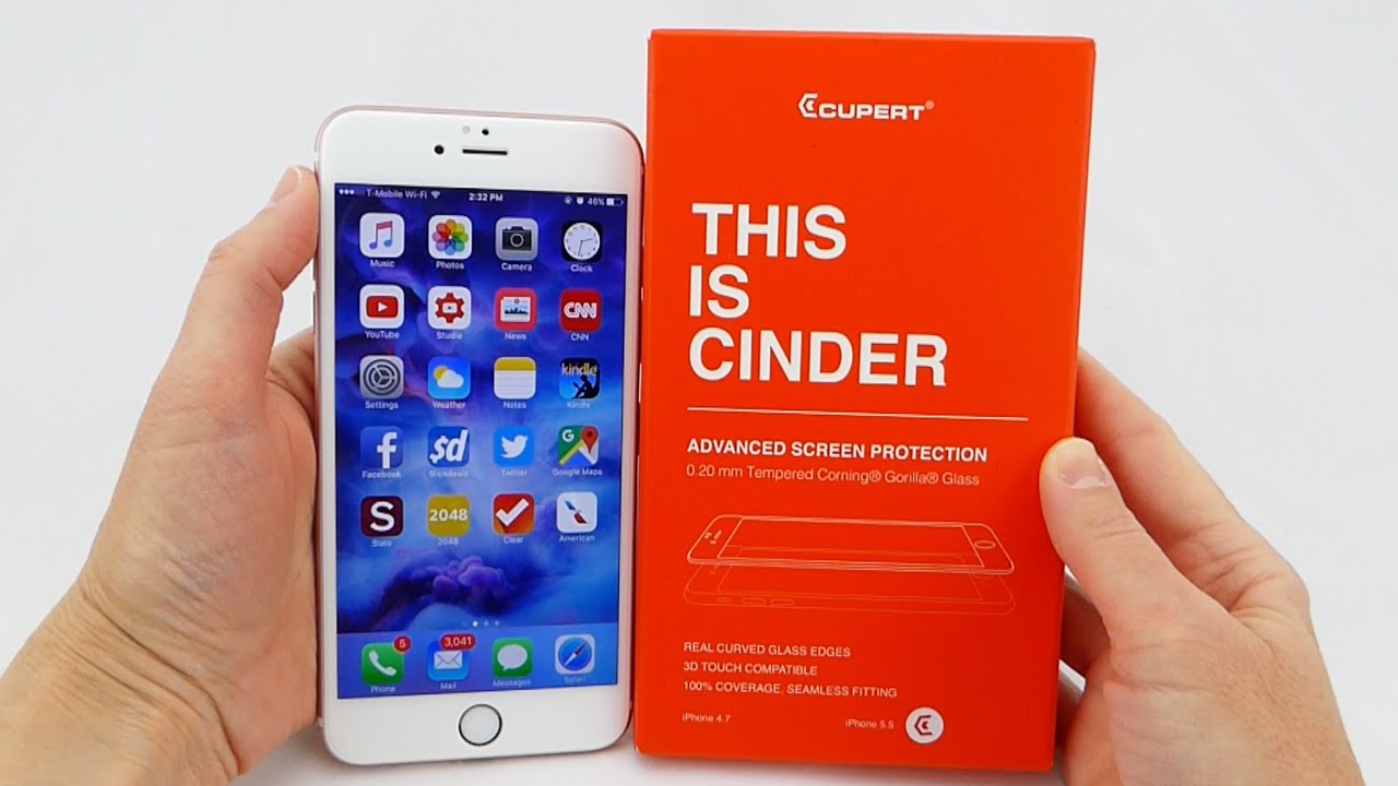 Cinder Curved Glass Edge to Edge Screen Protector for iPhone 6s+: Simply Superior!