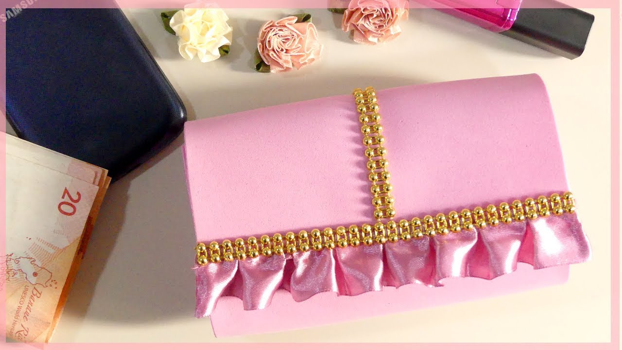 DIY Elegant Clutch Bag for Your Phone *NO SEW