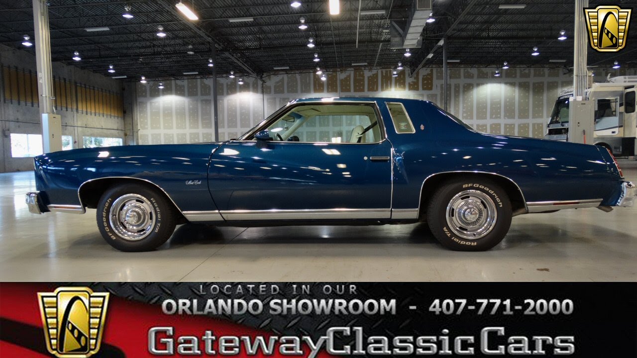 1976 Chevrolet Monte Carlo Gateway Classic Cars Orlando #102