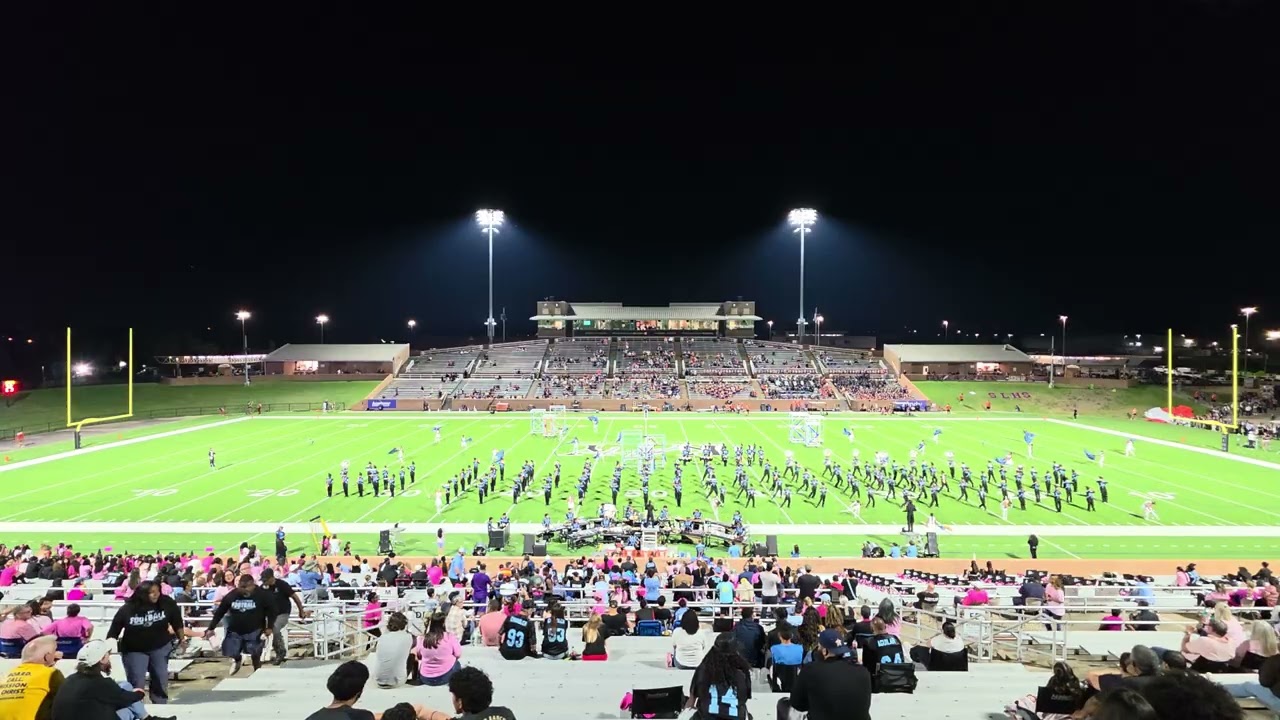 10-16-25 Paetow Band and Color Guard Halftime Performance 