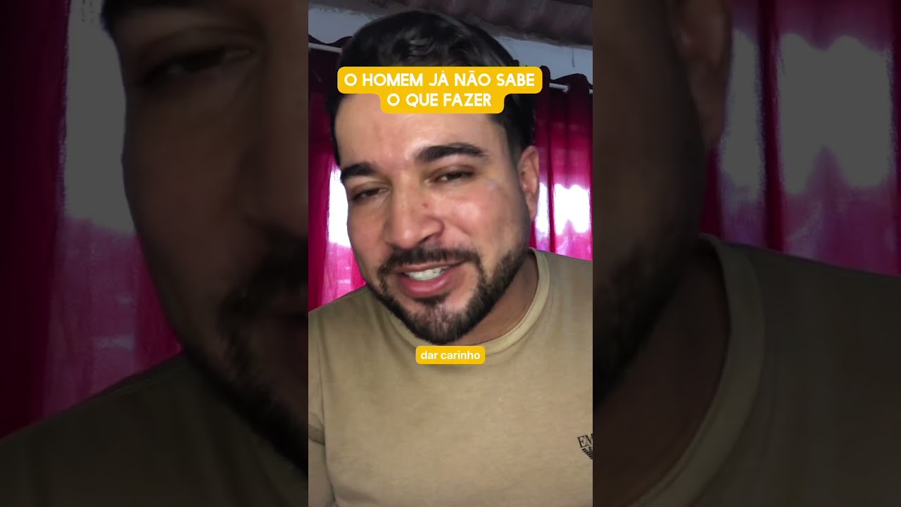 O homem já não sabe mais o que fazer 