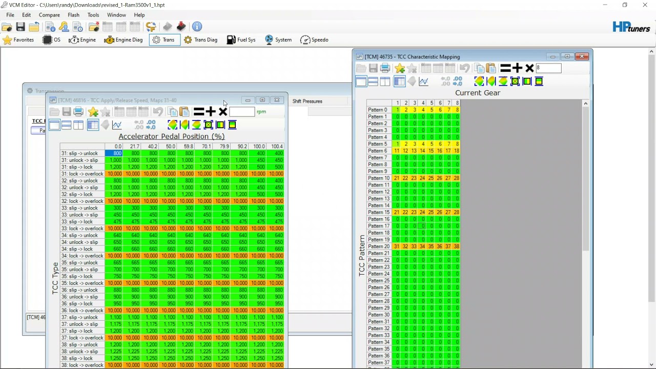 ZF8HP2 base trans tuning