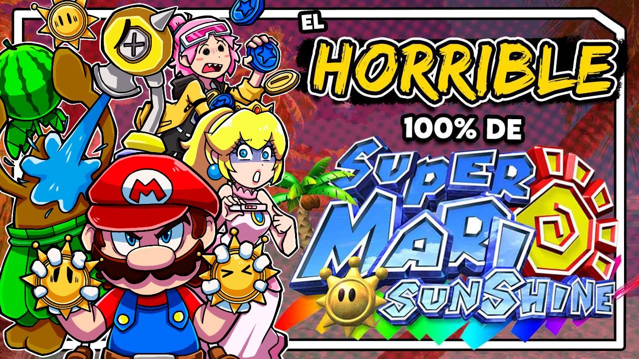 el PEOR juego de mario para COMPLETAR AL 100% | Mario Sunshine